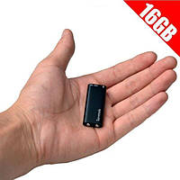 Миниатюрный диктофон Savetek 200 с активацией голосом 16 ГБ Черный (100537) MB MS