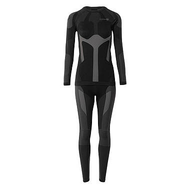 Комплект термобелья женский Iguana Zinke W Set S/M Черный с серым, фото 3