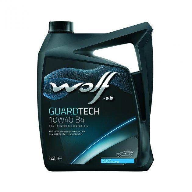 Моторна олива Wolf Oil Guardtech B4 10w40 4 л
