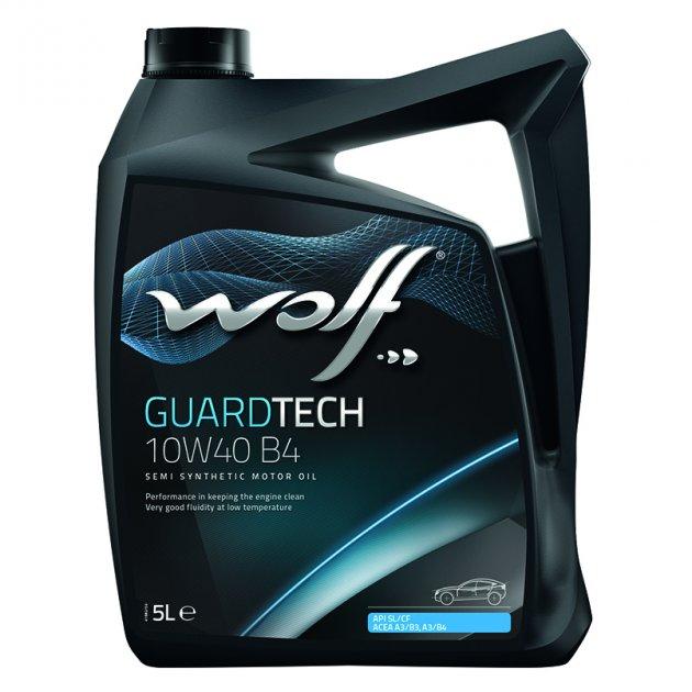 Моторна олива Wolf Oil Guardtech B4 10w40 5 л
