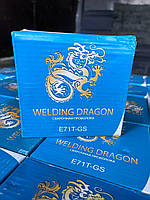 Проволока флюсовая для сварки без газа welding dragon d0,8 1кг