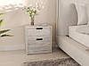 Тумбочка на 2 шухляди, тумба в спальню, приліжкова тумбочка з шухлядами II FT-3, фото 4