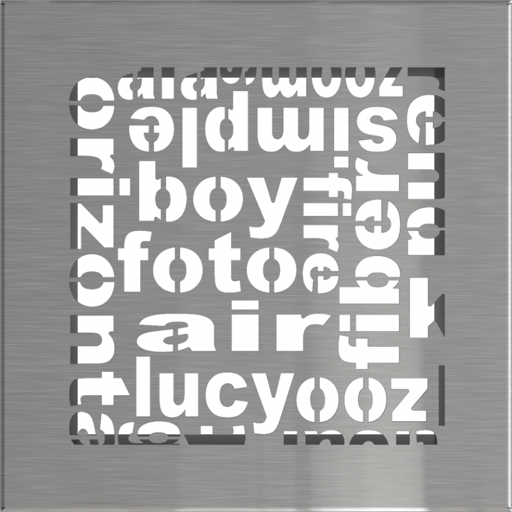 Решітка ABC шліфована 17x17, фото 1