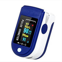 Пульсоксиметр Fingertip Pulse Oximeter LK-88 1 шт Cине-белый (0274) MB MS