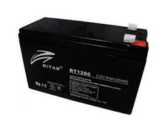 Акумуляторна батарея для ДБЖ RITAR 12V 8.0Ah (RT1280) AGM технологія