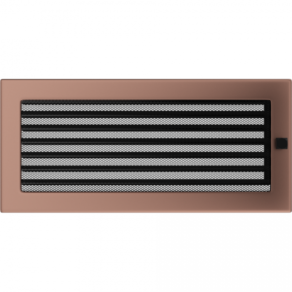 Решітка мідь гальванічна з жалюзями 17x37, фото 1