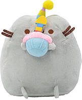 Мягкая игрушка кот с праздничным кексом в колпачке 2Life Pusheen cat Серый (n-647) MB