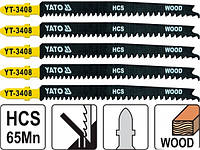 Полотно для электролобзика 13TPI, L=115 мм. набор 5 шт YATO