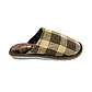 Тапочки чоловічі Jomix клітинка коричневі закриті, фото 2