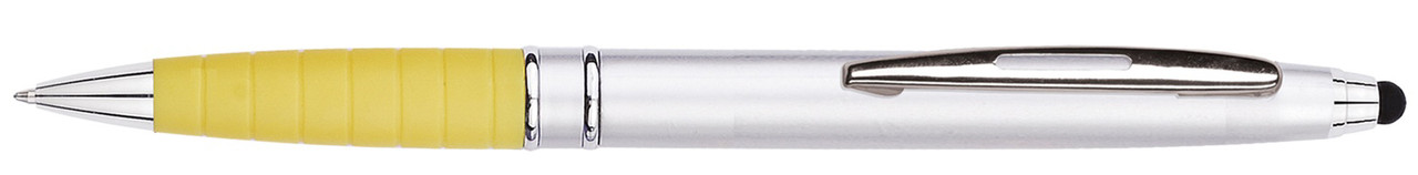 Ручка пластикова VIVA PENS Esso Silver сріблясто-жовта, фото 1