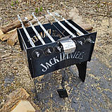 Мангал з електроприводом на 6 шампурів (Іменний), фото 4