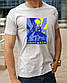Патріотична футболка Примара Києва, чоловічі бавовняні антивоєнні футболки з символікою України, фото 8