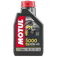 Масло для 4-х тактных двигателей полусинтетическое MOTUL 5000 4T SAE 10W40 1 л (104054/836911)