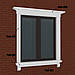 Готове Рішення обрамлення віконних проємів фасадним декором One Decor, білий, 160*140, модель 016, фото 2