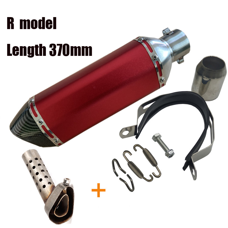 Мото Прямоток Akrapovic Hexagonal 37 см для Мотоциклу Вихлоп Прямоточний глушник три-авовав 370 мм, фото 1