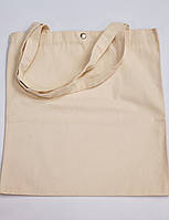 Еко сумка на кнопці бежева