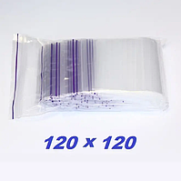 Пакеты с замком Zip-Lock - 120 × 120 12х12/50мкм, 100шт/уп.