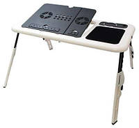 Подставка LD 09 E-TABLE,Cтолик для ноутбука с охлаждением 2 USB кулерами, подставка столик для ноутбука, в