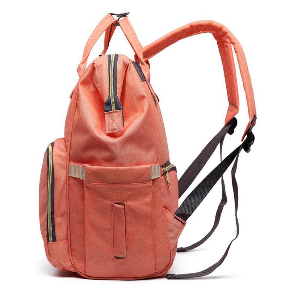 Сумка-рюкзак для мам LeQueen. Оранжевый! BEST - фото 3 - id-p1602765442