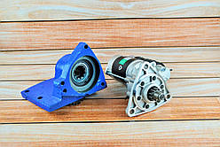 Стартер Slovak 3,5квт і Плита Посилена (2підшип)місто пускача ПДМ (МТЗ, ЮМЗ, Т-150) (комплект переобладнання)