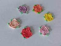 Сахарные цветы роза для украшения кондитерских изделий