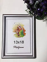 Фоторамка 13*18см Срібна