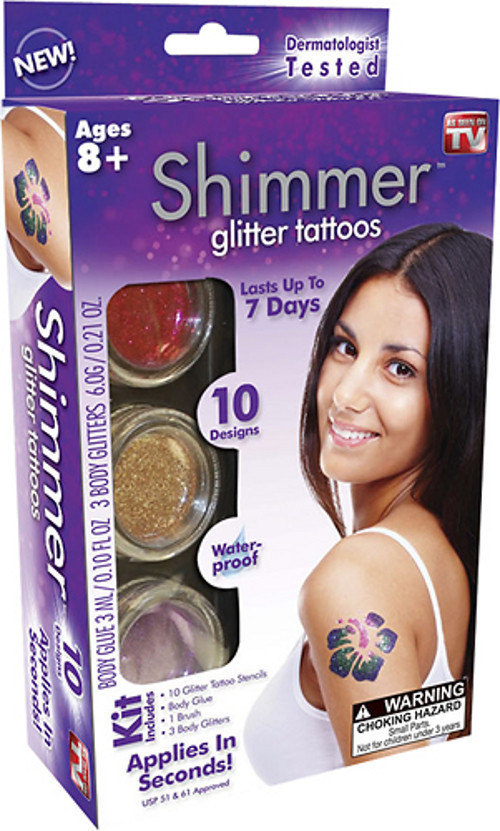 Блеск татуировки Shimmer Glitter Tattoos ! BEST - фото 7 - id-p1602754147