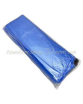 Чохол для педикюру ванночки з поліетилену 50х70см 100 шт блакитний