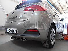 Фаркоп Kia Ceed JD хетчбек 2012-2018 (Кіа Сід) оцинкований, без підрізання бампера Швидкознімний автомат на ручці