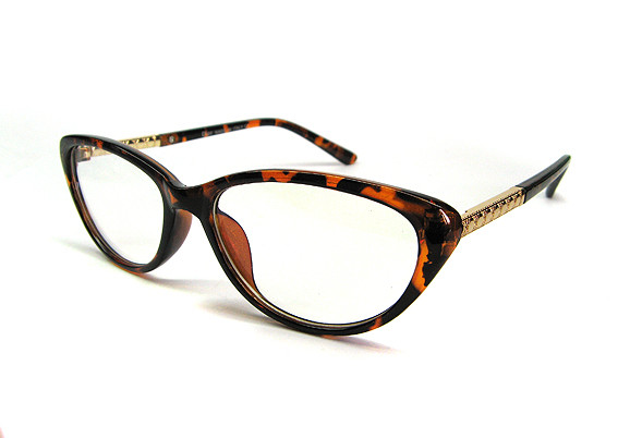 Комп'ютерні окуляри жіночі антивідблиск у леопардовій оправі, фото 1