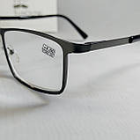 +2.0 Готовые мужские очки для зрения в металлической оправе, фото 3