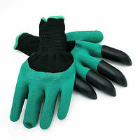 Садовые перчатки грабли с когтями 2 в 1 Garden Gloves! BEST