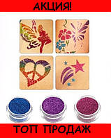 Блеск татуировки Shimmer Glitter Tattoos! BEST