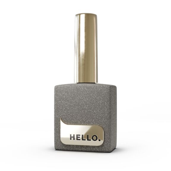 HEYLOVE. Gold Flakes Matte Top coat, 15 ml, Топ матовий з золотистою фольгою, фото 1