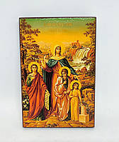 Ікона Віра, Надія, Любов та мати їх Софія для дому 16*11 см