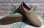 Чоловічі шкіряні літні комфортні туфлі TRAFFIC 0317, розм. 44, фото 5