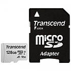 Картка пам'яті 128 ГБ microSDXC UHS-I U3 V30 TRANSCEND 300S TS128GUSD300S-A