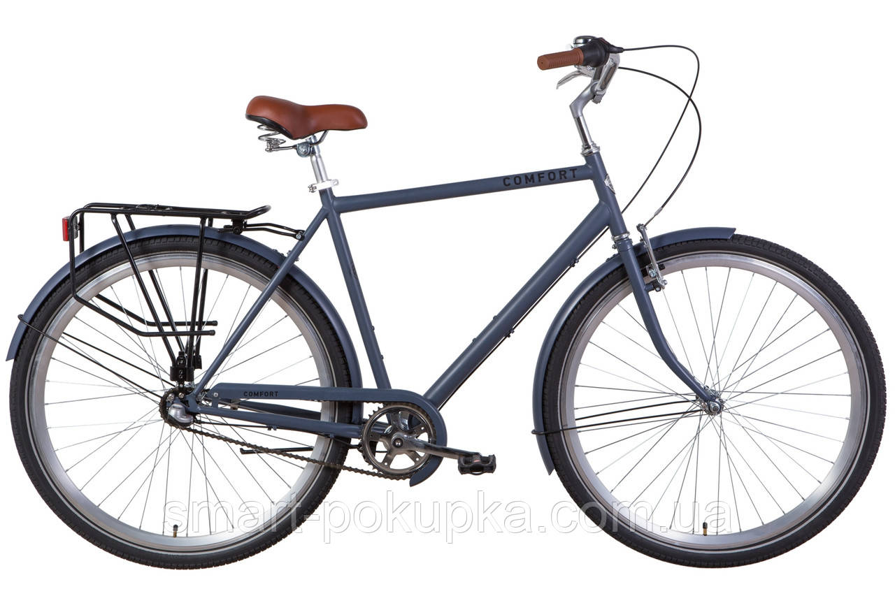 Велосипед 28" Dorozhnik COMFORT MALE планет. 2021 (черный)