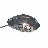 Ігрова комп'ютерна миша дротяна чорна