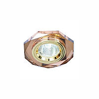 Светильник точечный Feron 8020-2 CD3003 MR16 50W коричневый золото