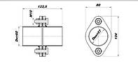 Ремонтные фланцы выхлопной системы 60 мм CBD (FPR6060) к-т