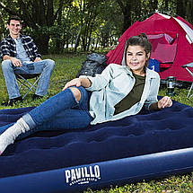 Надувной матрас Pavillo Bestway 67002-3, 137 х 191 х 22 см, с наматрасником-чехлом, двумя подушками и ручным, фото 2