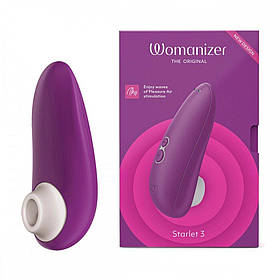 Вакуумний вібратор стимулятор для клітора Womanizer Starlet 3 Violet