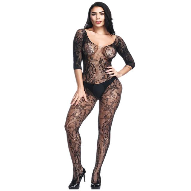 Боді Сітка Відкрита Промежина Еротичний Одяг Бодистокінг Рукав Боді Сітка Відкрита Промежина Еротичний Одяг Бодистокінг Рукав