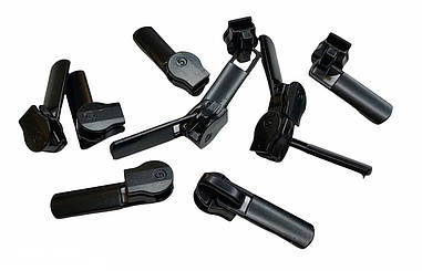 Бігунок взуттєвий Тип5 Прямий чорний матовий