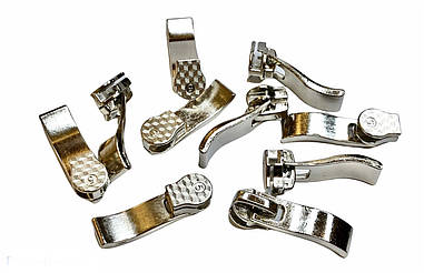 Бігунок взуттєвий Хвиля Тип5 нікель посилений