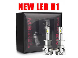 H1 світлодіодні автолампи (чип Philips) 55 W 12-24 V 6000 K 8000 Lm. LED (ЛЕД) лампи M3 За розміром галоген