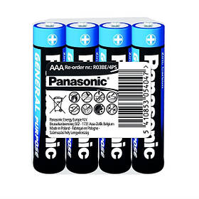 Батарейки Panasonic AAA R03 1шт