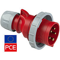 Вилка кабельная PCE 0152-6 IP67 3P+N+PE 16A 400V (силовая)