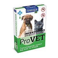 Антипаразитарні краплі на холку для котів і собак вагою до 3 кг ProVET «Інсектостоп» 6 піпеток